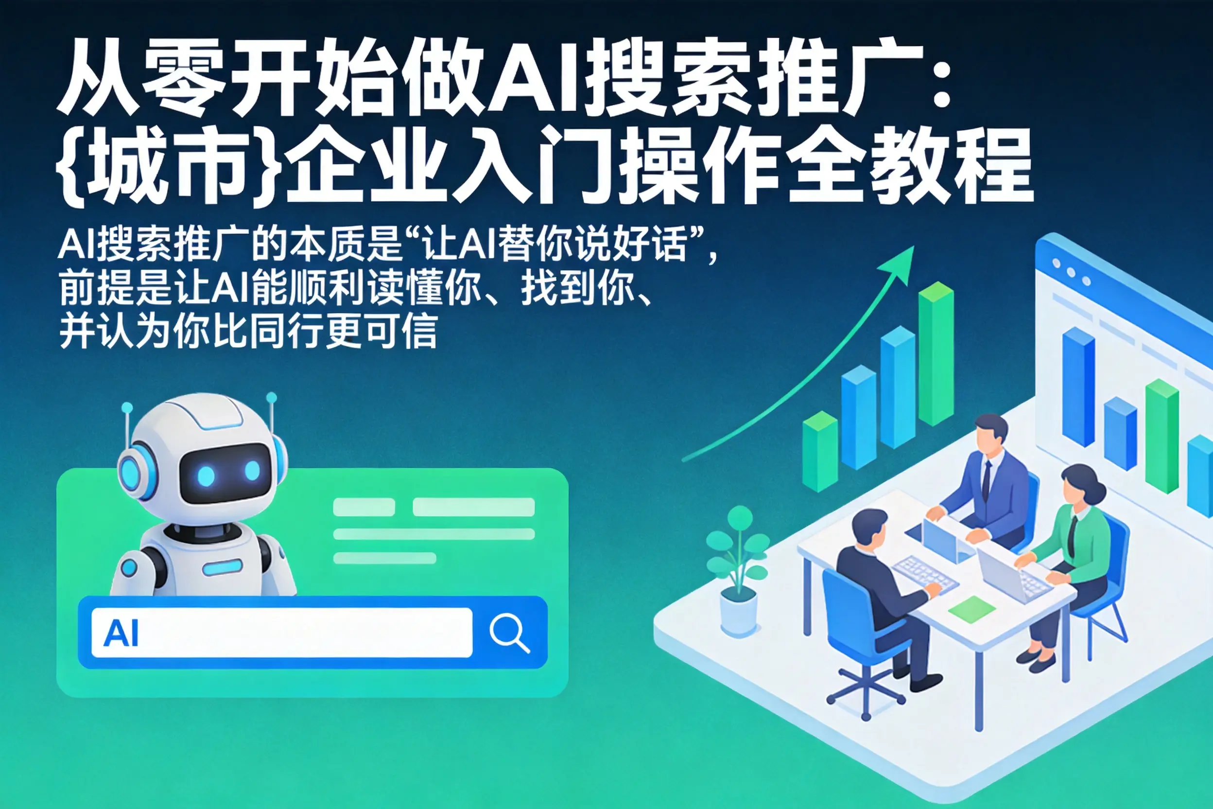 从零开始做AI搜索推广：龙岩企业入门操作全教程