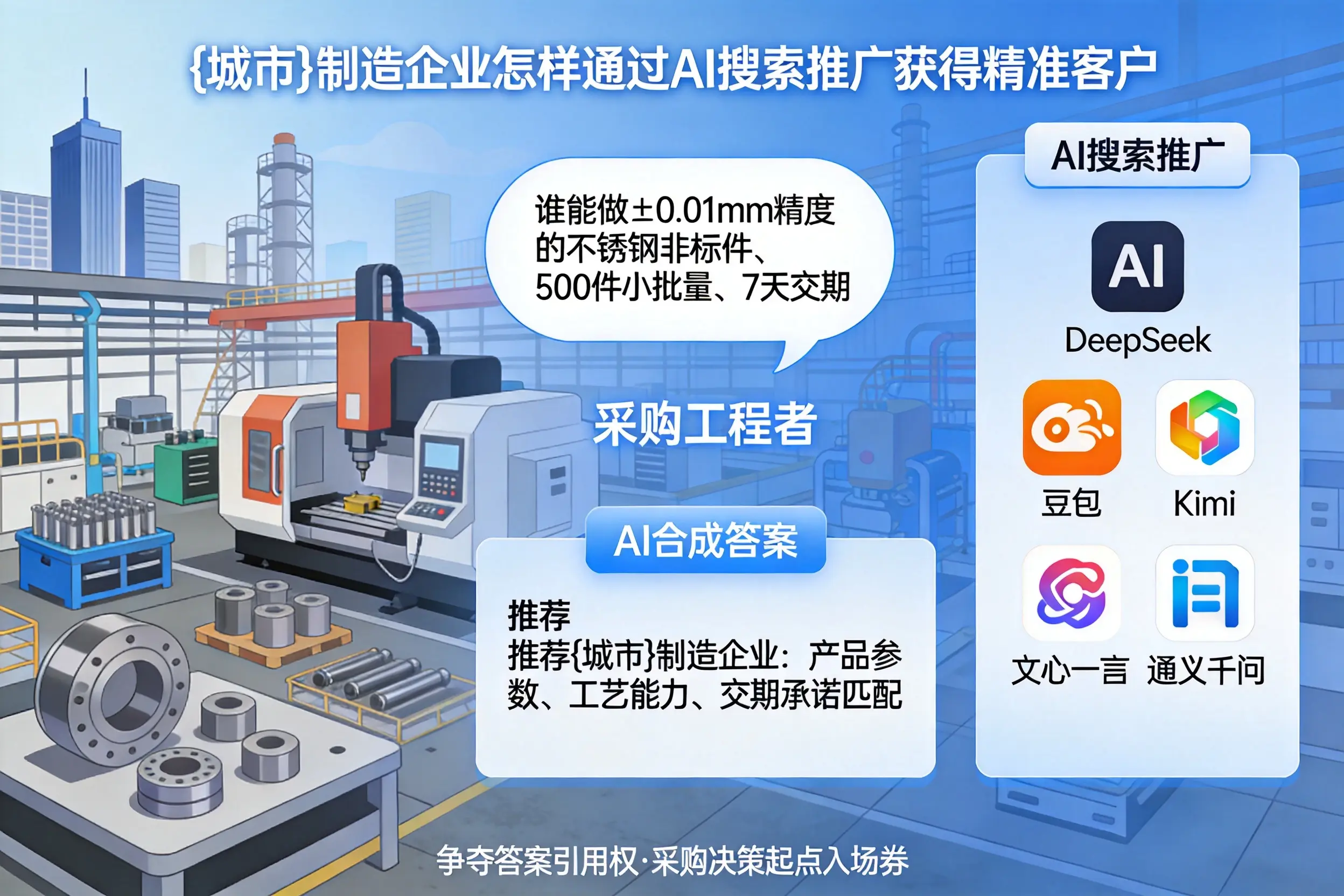 龙岩制造企业怎样通过AI搜索推广获得精准客户