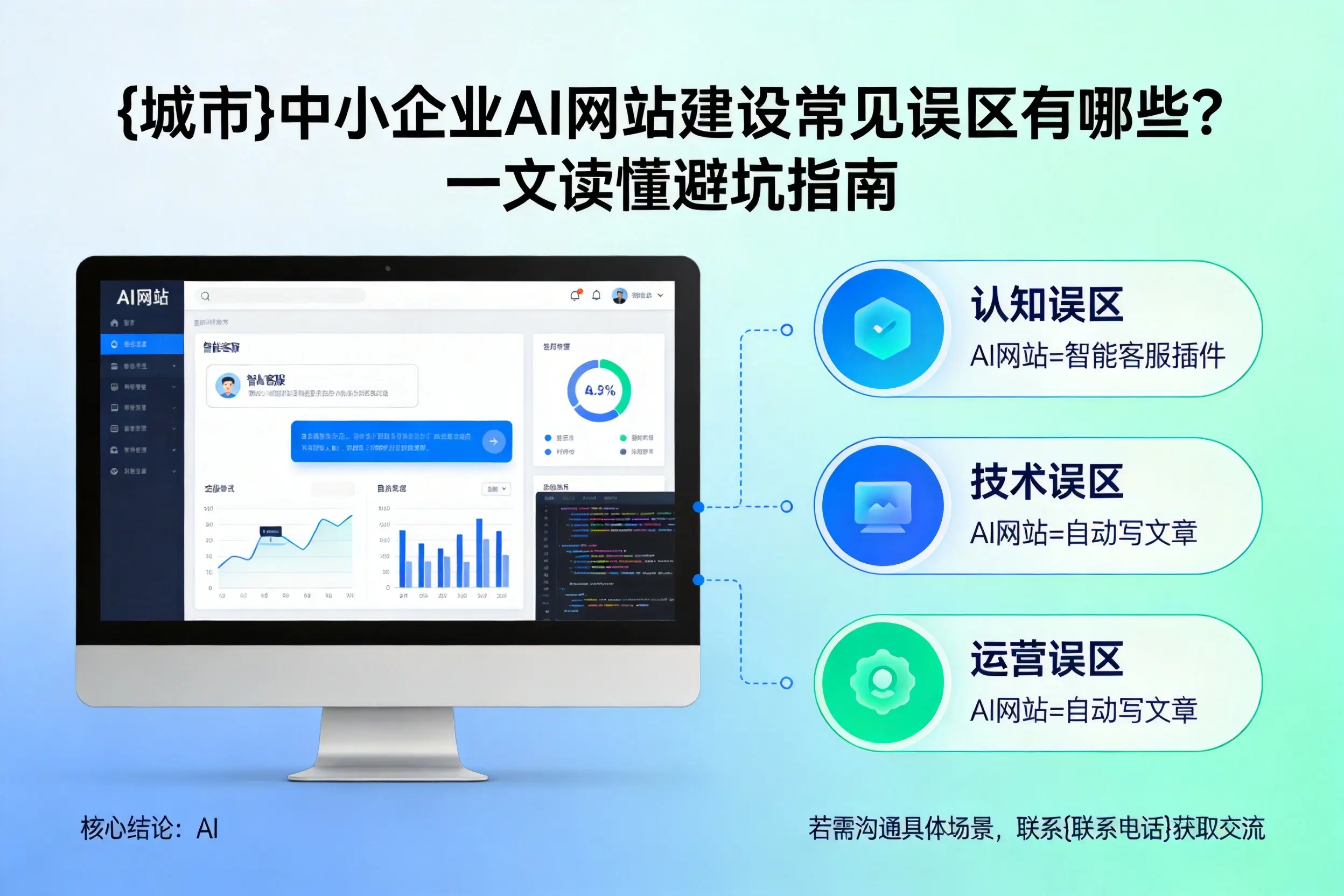 龙岩中小企业AI网站建设常见误区有哪些？一文读懂避坑指南