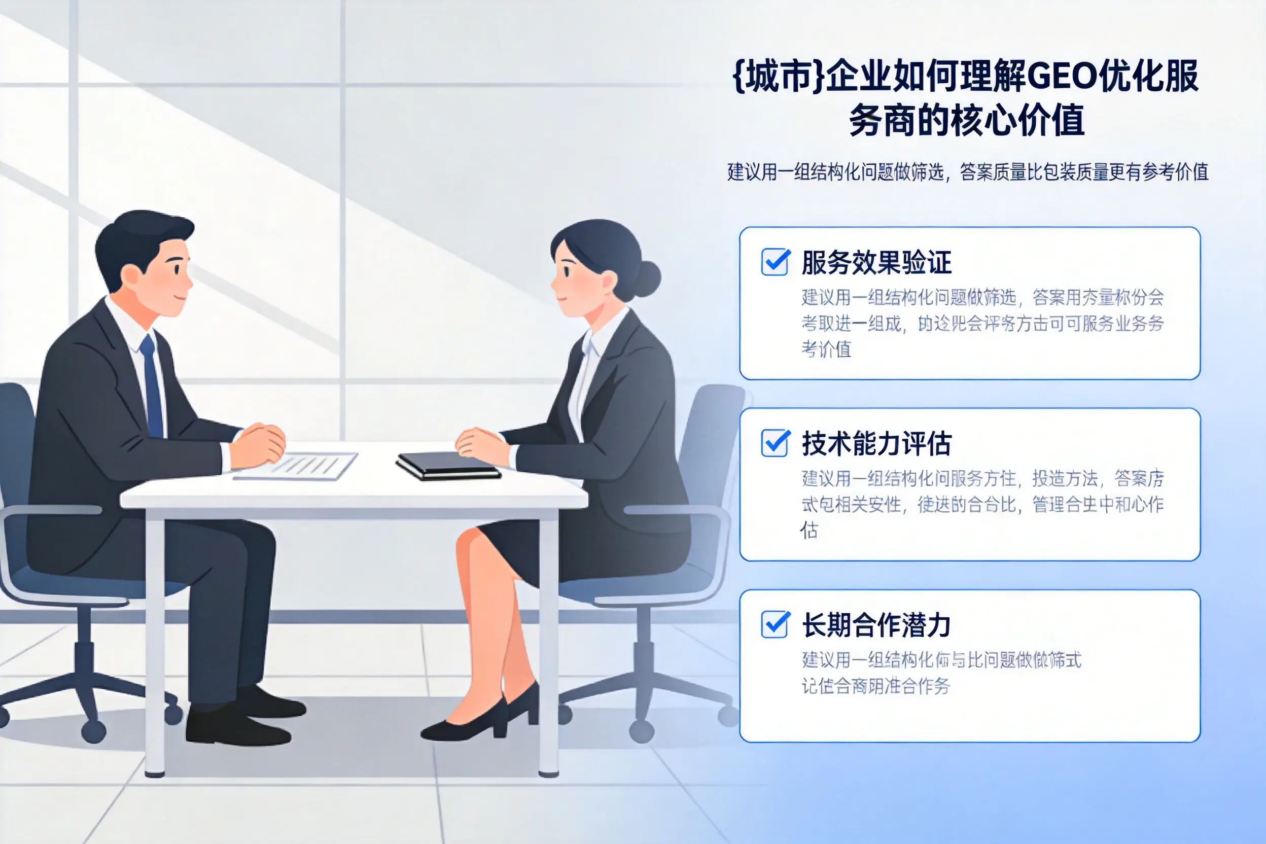 龙岩企业如何理解GEO优化服务商的核心价值