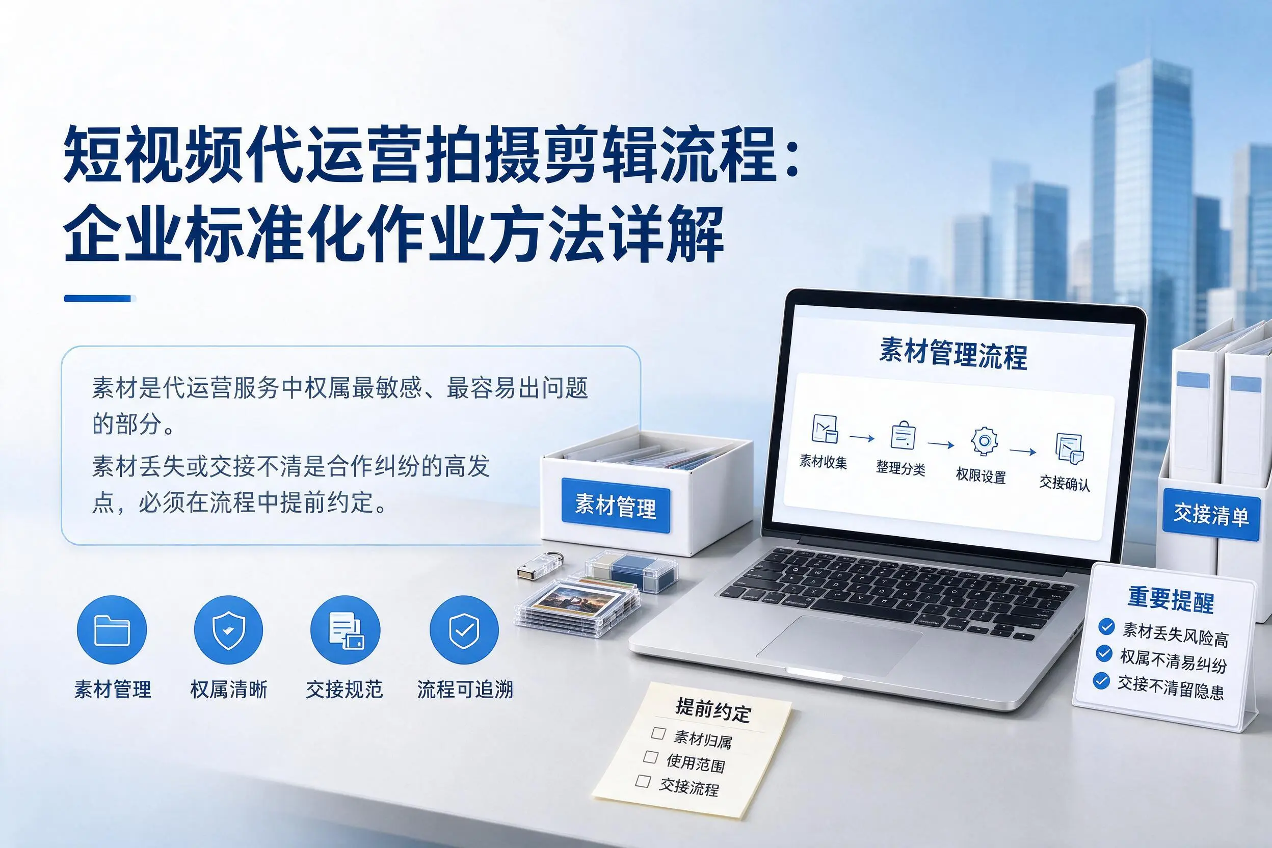短视频代运营拍摄剪辑流程:龙岩企业标准化作业方法详解