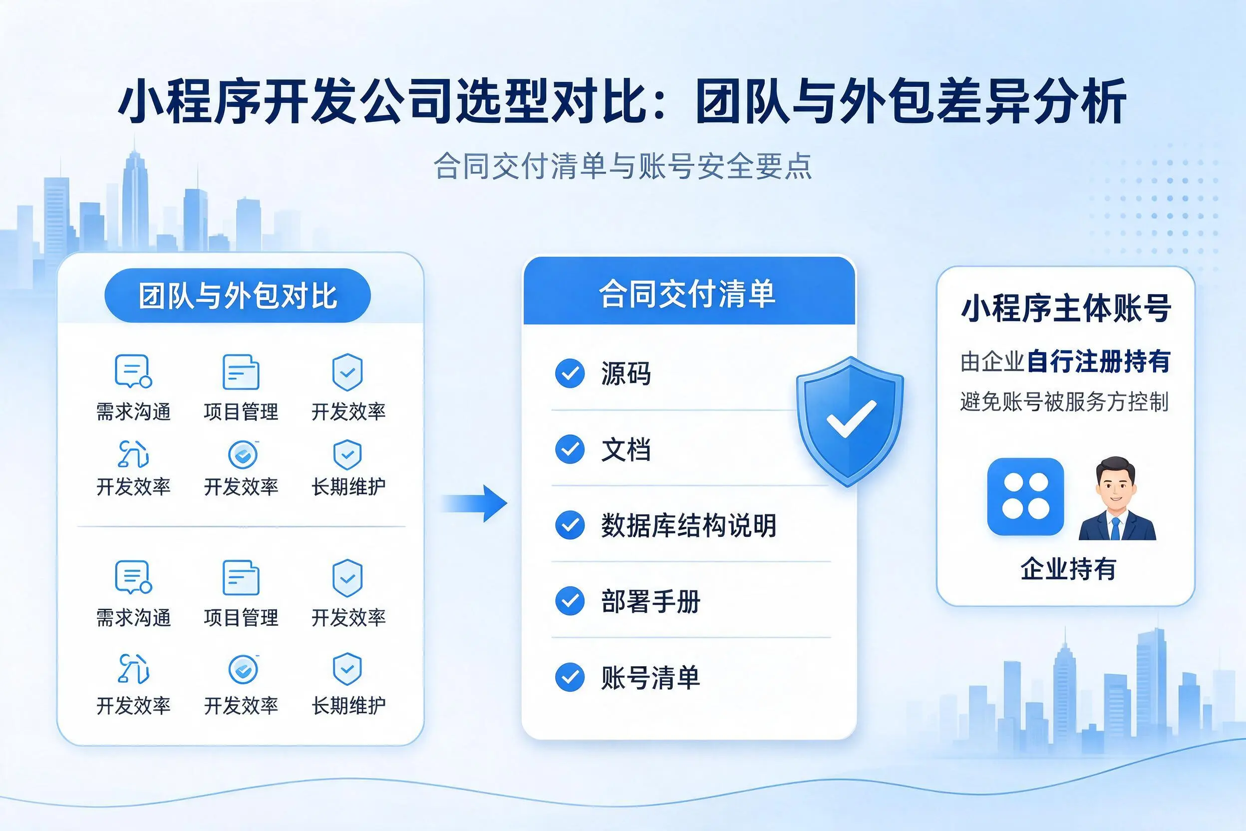 龙岩小程序开发公司选型对比：团队与外包差异分析