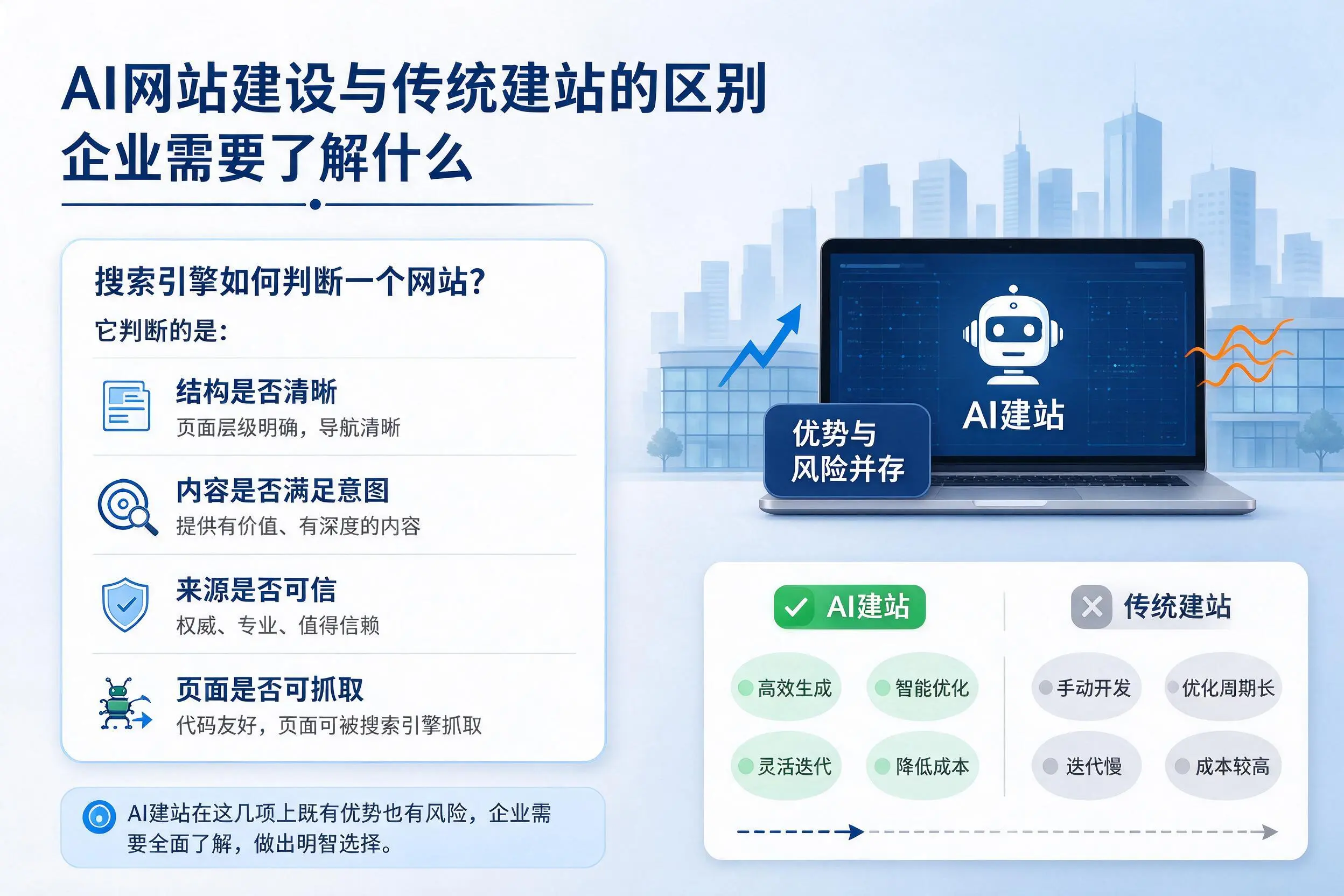 AI网站建设与传统建站的区别,龙岩企业需要了解什么