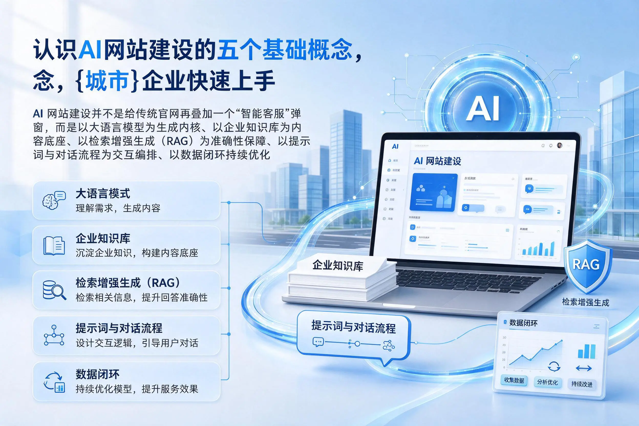 认识AI网站建设的五个基础概念,龙岩企业快速上手