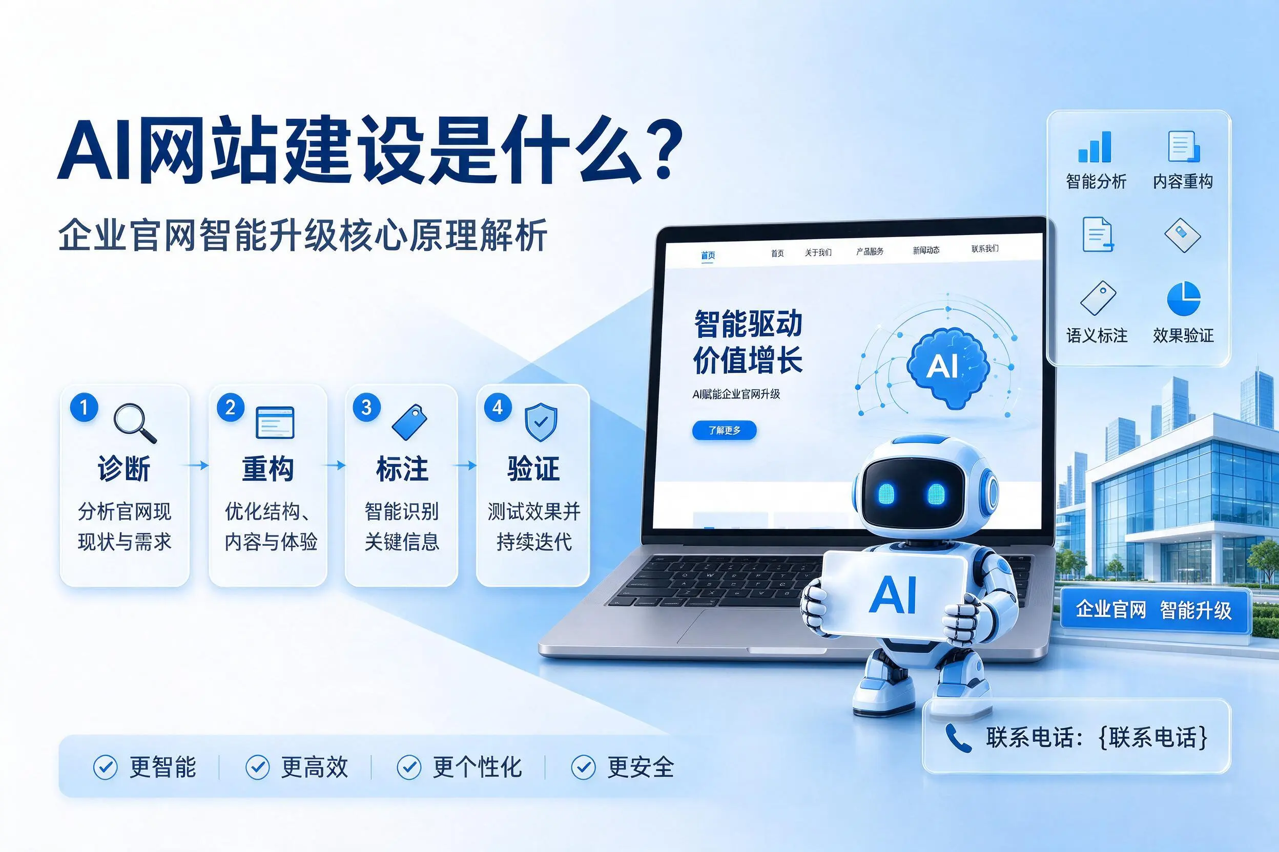 AI网站建设是什么?龙岩企业官网智能升级核心原理解析